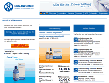Tablet Screenshot of humanchemie.de